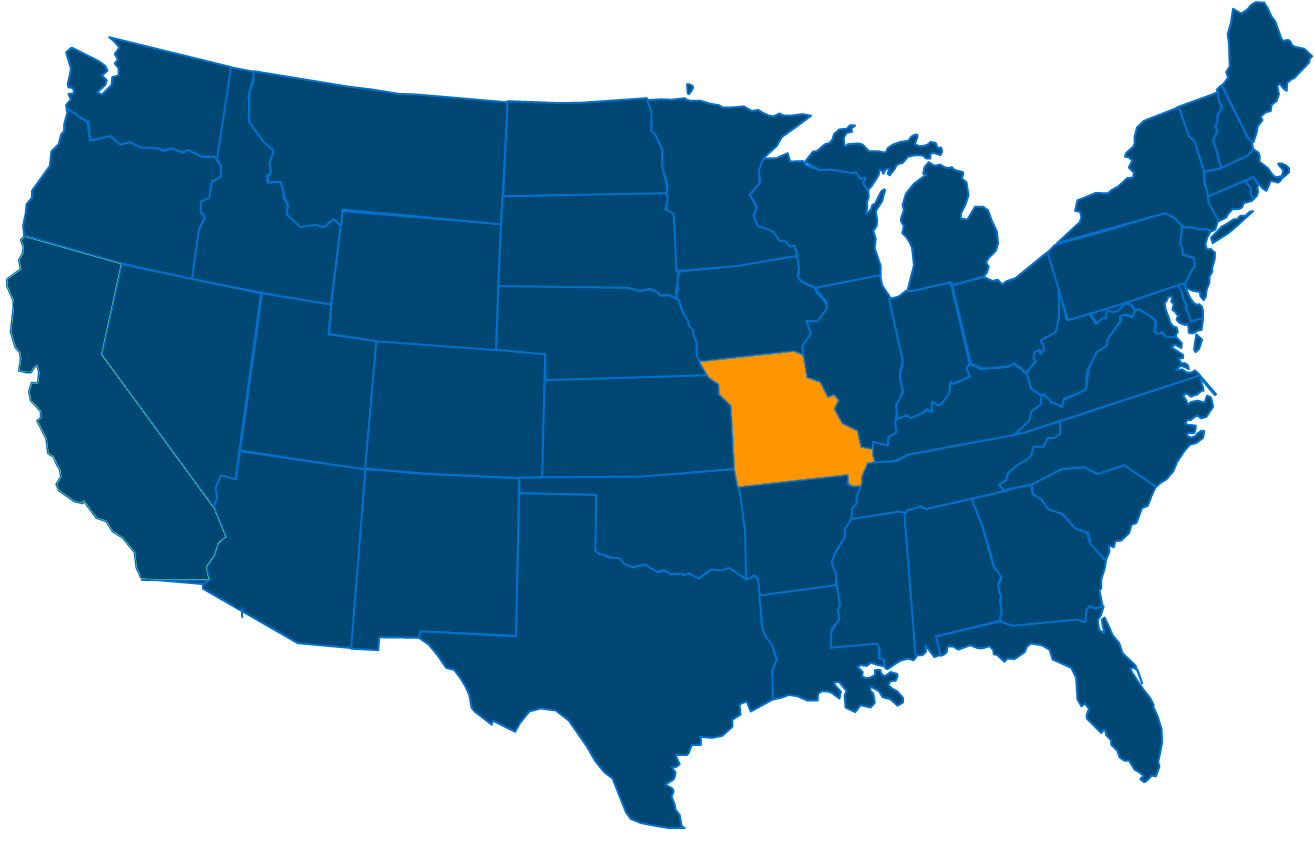 All States Industrial O, Missouri locations